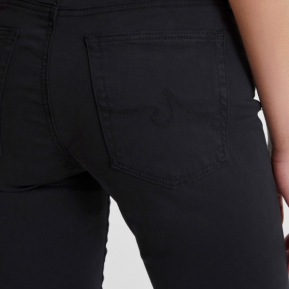 Anthropologie AG La Prima Midrise Black Cigarette Skinny Jeans Size 28 - Picture 2 of 5